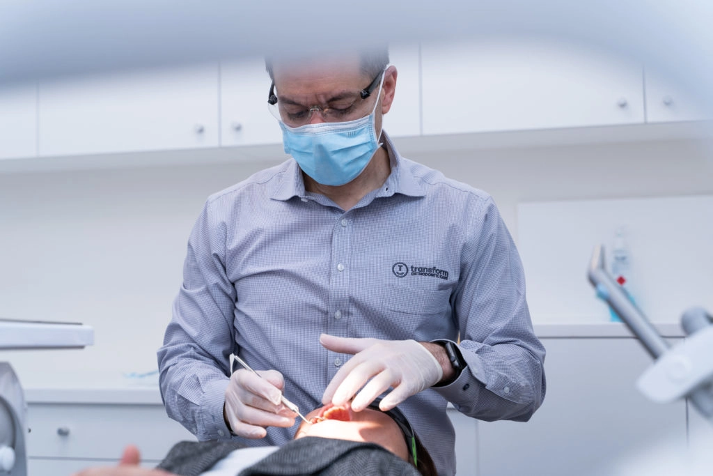 facial orthodontic examination