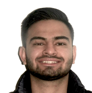 Hamed's smile before Invisalign treatment