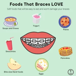 Foods that braces love