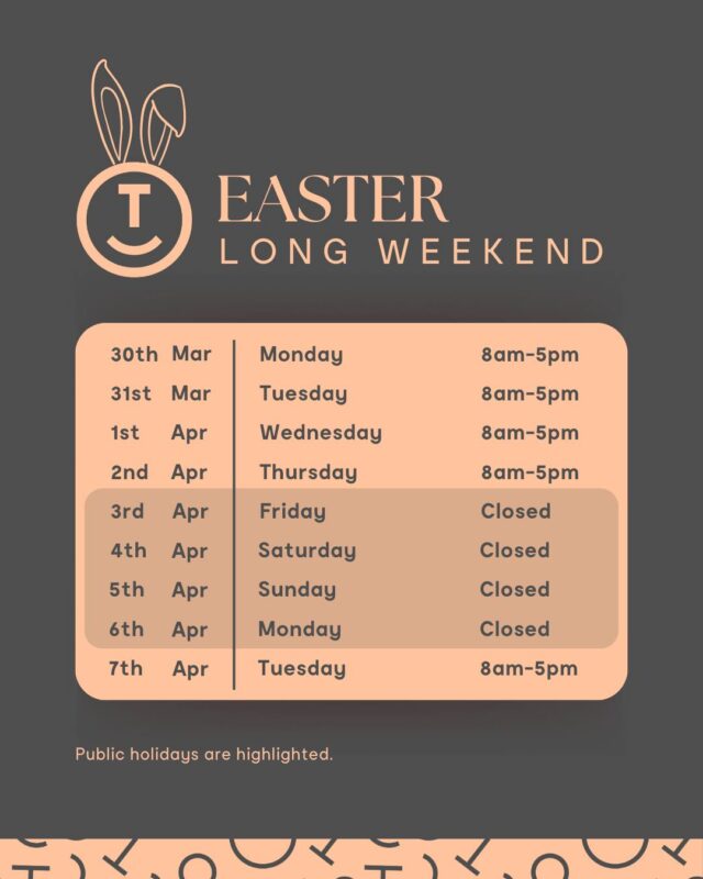 Please note, our clinics will be closed on 3rd, 4th, 5th and 6th April. Regular business hours resume on Tuesday, 7th April.Thank you for your understanding.For enquiries, visit our contact page on our website:
https://transformorthocare.com.au/contact-us/Clinics:
ðSt Peters
ð Modbury
ð West Lakes