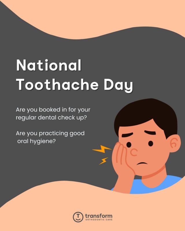 A toothache is more than just discomfort, it’s your body’s way of saying something needs attention ð¦·We believe prevention is just as important as treatment. That’s why today is the perfect reminder of how regular dental check-ups, excellent oral hygiene, and smart daily habits play a huge role in keeping toothaches away, especially during orthodontic treatment.✨ Swipe through to learn about:
- Why routine dental visits matter
- How good oral hygiene protects your smile
- Simple tips for excellent oral health
- Foods to avoid when wearing braces
- Why oral care is extra important during orthodontic treatment.#NationalToothacheDay #OrthodonticCare #TransformOrthodonticCare #AdelaideOrthodontist #Orthodontist