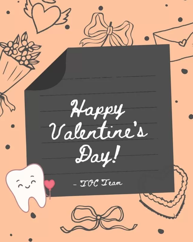 Happy Valentine’s Day from the TOC team ðWhile treats and chocolates may be part of the celebration, caring for your teeth helps keep your smile at its best long after the day is over.Simple habits like brushing twice daily, flossing regularly, and choosing water between sweet treats can go a long way in supporting oral health. After all, a smile you love is worth looking after ☺️#ValentinesDay #TransformOrthodonticCare #TOCTeam