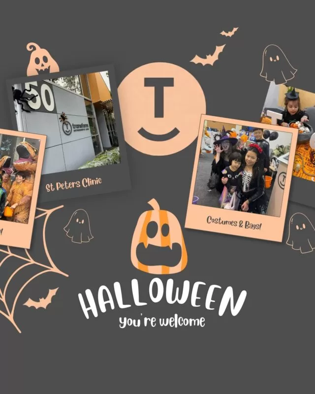 It’s Halloween season! ð»ðð¸️Our St Peters clinic will be open to the public for trick-or-treating on Saturday 31 October, from 4:30–8:00 pm! ð We’d love for you to join us or swing by while you’re out trick-or-treating — pick up a bag, say hello, and enjoy the fun!Bring your kids, nieces, nephews, or friends’ little ones along — or simply dress up and come enjoy the Halloween fun with us! ð»ð¬A few of our patients mentioned they were looking forward to seeing our Halloween decorations this year… So, Penny (with a little help!) got to work! ð¬ð¤ªð»And a sweet surprise? ð¥¹❤️ While we were setting up, a lovely passerby even made a U-turn and came back just to thank us! She told us how much she loves our decorations. Moments like these make the effort so worthwhile.ð§¡ðOf course, as an orthodontic clinic, we care about keeping those smiles healthy, too! ð¦·ð
Want some tips for keeping those little teeth healthy this Halloween? ð­
Read our Halloween dental-health blog in the lead-up to the event: ð
ð¬ Treats, Not Troubles: Halloween Tips for Dental Healthð¸ Taking photos of our decorations? We’d love to see them-tag Transform Orthodontic Care when you share!We can’t wait to see everyone’s spooky costumes! ð§‍♀️ð·️ð»