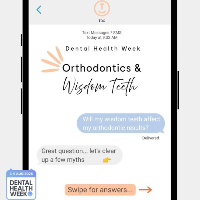 Concerned about your wisdom teeth affecting your orthodontic treatment? For Dental Health Week, Transform Orthodontic Care is clearing up the confusion. Swipe through to get answers to our most frequently asked questions! Ready to check your alignment? Click the link in our bio to chat with the TOC team.#DentalHealthWeek #TransformOrthodonticCare #WisdomTeeth #AdelaideOrthodontist #StPetersOrthodontist #WestLakesOrthodontist #ModburyOrthodontist